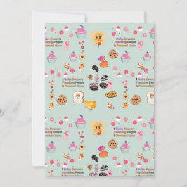 Baking Lovers Gift: Ik bak omdat mensen slaan Kaart