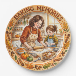 "Baking Memories" Thanksgiving Bakpapier Bord