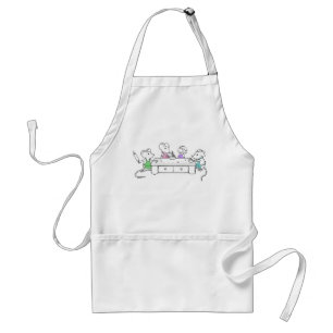 Baking Mice Blue Apron Standaard Schort
