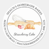 Baking Modern label (Voorkant)