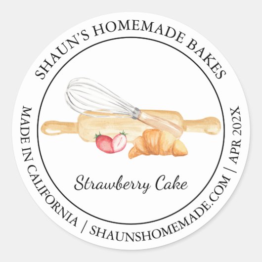 Baking Modern label (Voorkant)