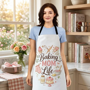 Baking Moeder Leven All-Over Print Schort - Cute P