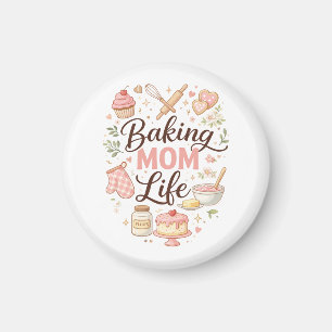Baking Moeder Leven Magneet - Cute Pastel Keuken K