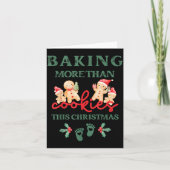 Baking More Than Cookies This Christmas Pregnant M Kaart (Voorkant)