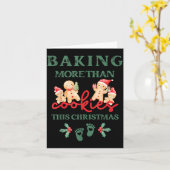 Baking More Than Cookies This Christmas Pregnant M Kaart (Gele Bloem)