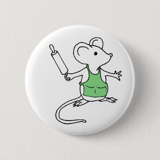 Baking Mouse Green Ronde Button 5,7 Cm