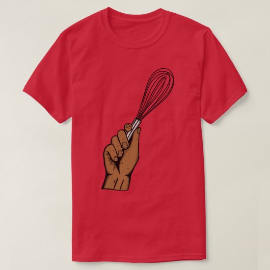 Baking Muffins Cookie Cupcakes Whisk Whisking Bak T-shirt (Design voorkant)