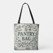 "BAKING PANTRY BAG" - CHINOISERIE TOTE TOTE BAG (Achterkant)