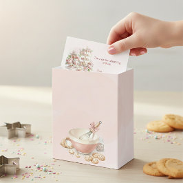 Baking Party Birthday Favor Thank You Insert Visitekaartje