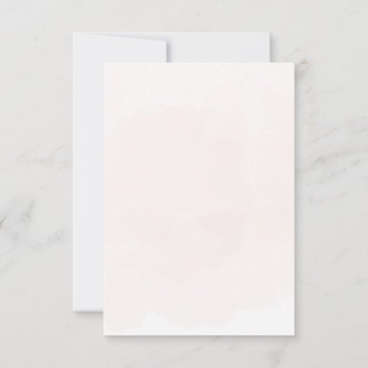 Baking Party Birthday Girls | Elegant Soft Pastel Bedankkaart (Achterkant)