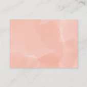 Baking Party Birthday Party Details Pink  Informatiekaartje (Achterkant)