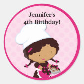 Baking Party Favor Stickers (Voorkant)