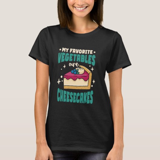 Baking Pastry Chef Cheesecake T-shirt (Voorkant)