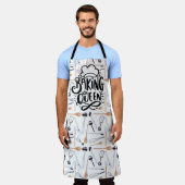 Baking Queen All Over Print Schort (Gedragen)