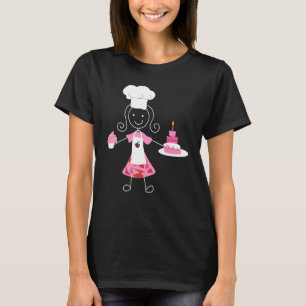 Baking Queen Baking Girl Confectioner Cake Decorat T-shirt
