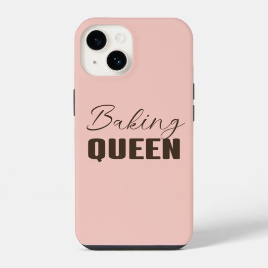 Baking queen - baking lover iPhone hoesje (Achterkant)