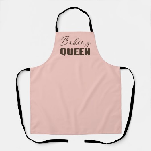 Baking queen - baking lover schort (Voorkant)