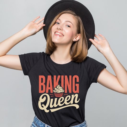 Baking Queen - Bakkerij Pastery Chef T-shirt