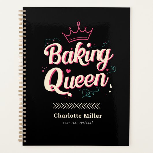 Baking Queen – Custom  Planner (Voorkant)