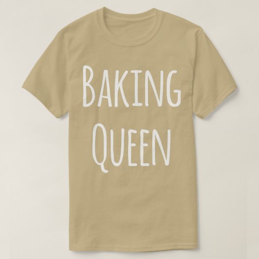 Baking Queen Funny Baker T-shirt (Design voorkant)