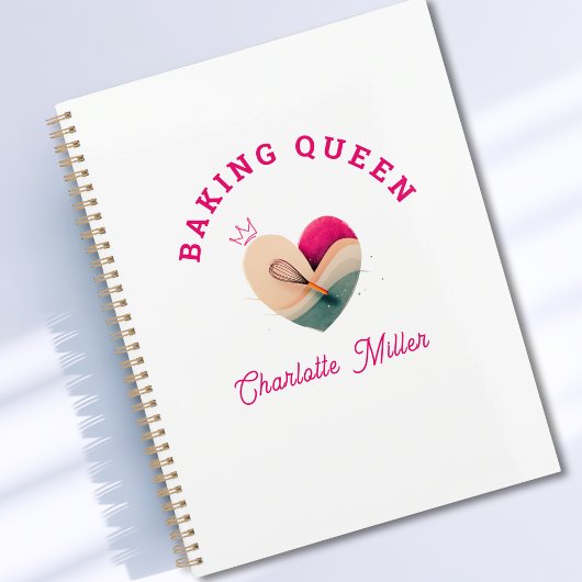 Baking Queen - Hart - Op maat Planner