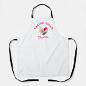 Baking Queen - Hart - Op Maat Schort (Voorkant)
