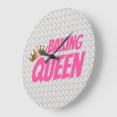 Baking Queen Pattern for Cake and Sweets Lovers Grote Klok (Hoek)