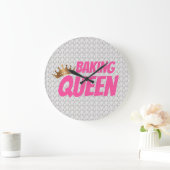 Baking Queen Pattern for Cake and Sweets Lovers Grote Klok (Huis)