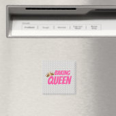 Baking Queen Pattern for Cake and Sweets Lovers Magneet (Insitu (Vaatwasser))