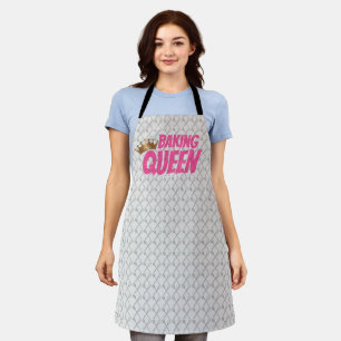 Baking Queen Pattern for Cake and Sweets Lovers Schort