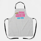 Baking Queen Pattern for Cake and Sweets Lovers Schort (Voorkant)