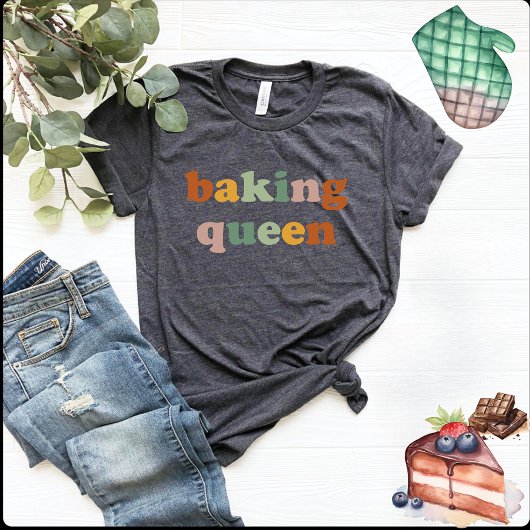 Baking Queen Vrouwen T-shirt