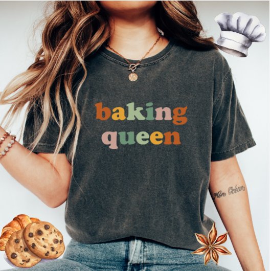 Baking Queen Vrouwen T-shirt