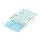 Baking Ratios Magnet Magneet (Linkerzijde)