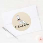 Baking Sale Dank u Sticker Label met kunstwerk (Envelop)