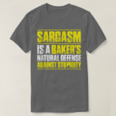 Baking Sarcasm Bakery Baker T-shirt (Design voorkant)
