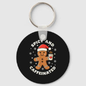 Baking Scy And Caffeinated Gingerbread Coffee Chri Sleutelhanger (Voorkant)