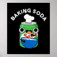 Baking Soda Funny Soda Pop Pun Dark BG