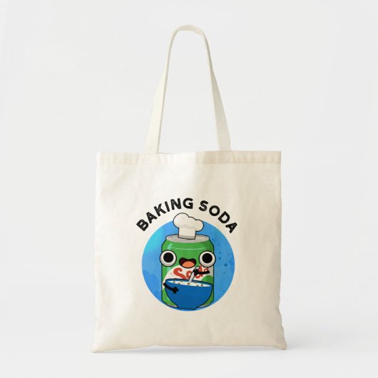 Baking Soda Funny Soda Pop Pun Tote Bag (Voorkant)