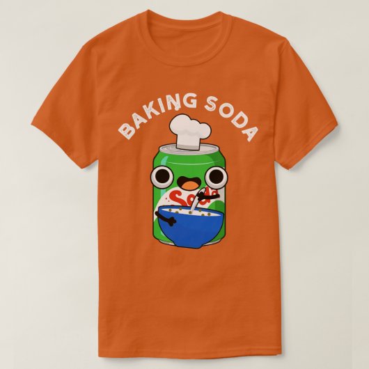 baking soda Schattigee soda pun T-shirt (Design voorkant)