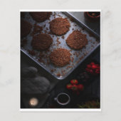Baking Some chocolate Cookies Flyer (Voorkant)
