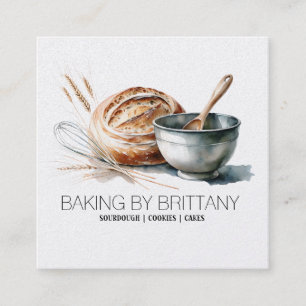 Baking Sourdough Chef Visitekaartje