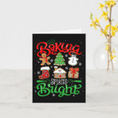 Baking Spirit Bright Donut kerstboom Kaart (Gele Bloem)