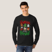 Baking Spirit Bright Donut kerstboom T-shirt (Voorkant volledig)