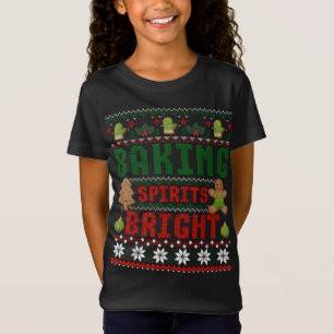 Baking Spirit Bright Donut kerstboom T-shirt