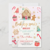 Baking Spirit Bright Holiday Party kerstake Kaart (Voorkant)
