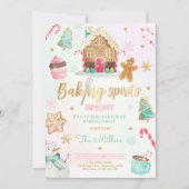 Baking Spirit Bright Holiday Party kerstake Kaart (Voorkant)