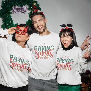 Baking spirits bight Grappig kerst T-shirt