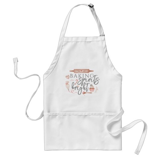 Baking Spirits Bright Apron Standaard Schort (Voorkant)
