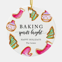 Baking Spirits Bright Baking Party Eenvoudig Keramisch Ornament
